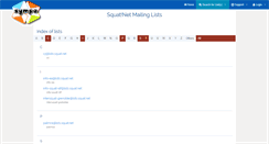 Desktop Screenshot of lists.squat.net