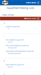 Mobile Screenshot of lists.squat.net